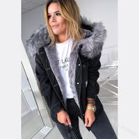 Women's Fashion Solid Color Single Breasted Coat Woolen Coat main image 3