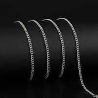 Retro Round Titanium Steel Plating Men's Necklace sku image 5