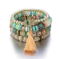 Ethnischer Stil Quaste Perlen Großhandel Armbänder sku image 12