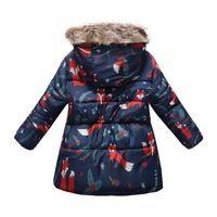 Fashion Animal Flower Patchwork Polyester Girls Outerwear main image 5