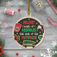 Christmas Fashion Letter Wood Party Hanging Ornaments 1 Piece main image 3