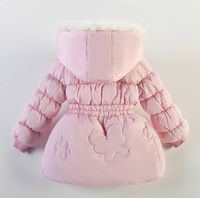 Fashion Solid Color Patchwork Polyester Girls Outerwear main image 3