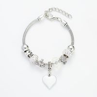 Fashion Heart Shape Alloy Plating Women's Bracelets main image 5