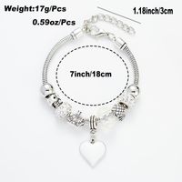 Fashion Heart Shape Alloy Plating Women's Bracelets main image 4