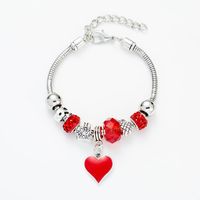 Fashion Heart Shape Alloy Plating Women's Bracelets sku image 1