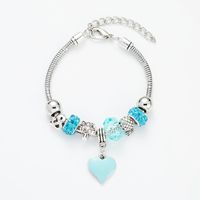 Fashion Heart Shape Alloy Plating Women's Bracelets sku image 6