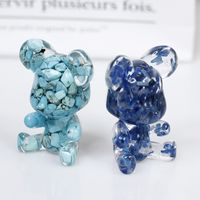 Natural Crystal Gravel Cute Bear Home Desktop Decoration Crafts main image 4