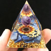 5cm Pirámide De Cristal Patrón Geométrico Resina Decoración Del Hogar Artesanía sku image 6