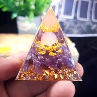 5cm Cristal Pyramide Motif Géométrique Résine Décoration De La Maison Artisanat sku image 7