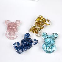 Natural Crystal Gravel Cute Bear Home Desktop Decoration Crafts main image 3