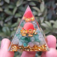 5cm Pirámide De Cristal Patrón Geométrico Resina Decoración Del Hogar Artesanía sku image 4