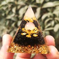 5cm Pirámide De Cristal Patrón Geométrico Resina Decoración Del Hogar Artesanía sku image 9