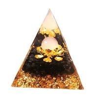 5cm Cristal Pyramide Motif Géométrique Résine Décoration De La Maison Artisanat main image 4