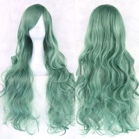 Fashion Cosplay Solid Color Long Curly Wig main image 6