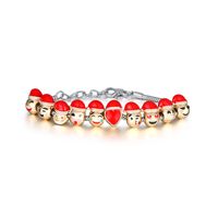 Fashion Emoji Face Alloy Beaded Women's Bracelets main image 2