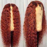 Women's Fashion Party High Temperature Wire Centre Parting Long Curly Hair Wigs sku image 1