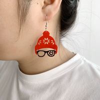 Cartoon Style Cartoon Character Arylic Hollow Out Women's Earrings 1 Pair main image 4