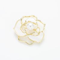 Elegant Flower Dragonfly Alloy Plating Artificial Pearls Zircon Women's Brooches main image 9