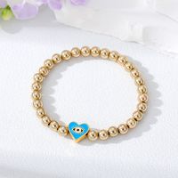 Fashion Heart Shape Alloy Beaded Women's Bracelets main image 4