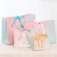 Gradient Packaging Bag Gift Bag Clothing Tote Bag Gift Bag Paper Bag Wholesale sku image 8