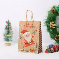 Christmas Cute Animal Cartoon Paper Party Gift Bags 1 Piece sku image 9