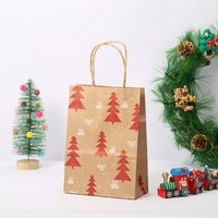 Christmas Cute Animal Cartoon Paper Party Gift Bags 1 Piece sku image 13