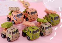 Car Mini Small Sized Engineering Vehicle Military Cars And Dinosaurs Children's Assembled Toy main image 5