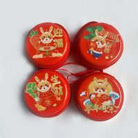 Women's Santa Claus Tinplate Zipper Kids Wallets sku image 9