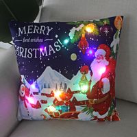 Fashion Santa Claus Plush Pillow Cases sku image 1