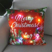 Fashion Santa Claus Plush Pillow Cases sku image 3
