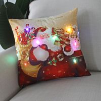 Fashion Santa Claus Plush Pillow Cases sku image 12