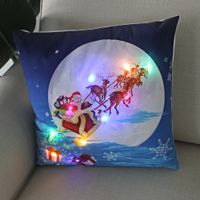 Moda Papá Noel Felpa Fundas De Almohada sku image 7