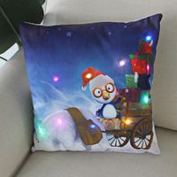 Moda Papá Noel Felpa Fundas De Almohada sku image 16