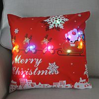 Fashion Santa Claus Plush Pillow Cases sku image 18