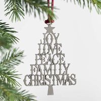 Christmas Fashion Christmas Tree Metal Party Hanging Ornaments 1 Piece main image 3