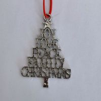 Christmas Fashion Christmas Tree Metal Party Hanging Ornaments 1 Piece sku image 4