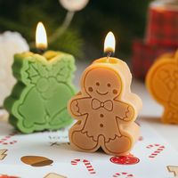 Cute Christmas Tree Santa Claus Gingerbread Paraffin 1 Set main image 3