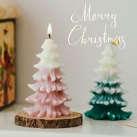 Christmas Cute Christmas Tree Paraffin Party Candle 1 Piece main image 4