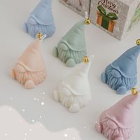 Christmas Cute Santa Claus Paraffin Party Candle 1 Piece main image 1