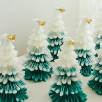 Christmas Cute Christmas Tree Paraffin Party Candle 1 Piece main image 5