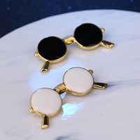 Fashion Glasses Alloy Plating Unisex Brooches main image 2