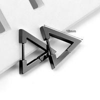1 Piece Simple Style Geometric Plating Stainless Steel Earrings sku image 24