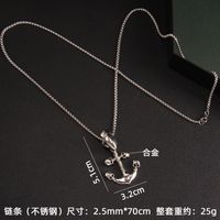 Fashion Snake Stainless Steel Plating Pendant Necklace 1 Piece sku image 5