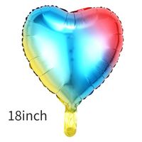 Herzform Aluminiumfolie Gruppe Luftballons 1 Stück sku image 16