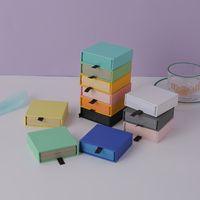 Fashion Solid Color Paper Jewelry Boxes main image 6