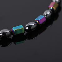 Fashion Oval Ab Color Haematite Beaded Women's Anklet main image 3