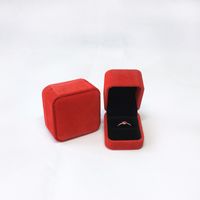 Fashion Solid Color Cloth Jewelry Boxes sku image 10