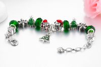 Fashion Christmas Tree Alloy Enamel Christmas Women's Bracelets main image 2