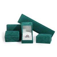 Fashion Solid Color Flannel Jewelry Boxes 1 Piece main image 5