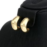 Fashion Irregular Copper Gold Plated Ear Studs 1 Pair main image 6